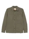 Woolrich Button-closure Pocket Shirt Jacket In Green