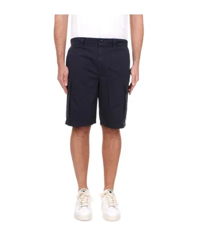 Woolrich Button Detailed Cargo Shorts In Black