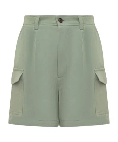 WOOLRICH WOOLRICH BUTTON DETAILED CARGO SHORTS