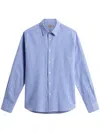 Woolrich Button-down Shirt In Blue