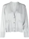 Woolrich Button-fastening Cardigan In Grau