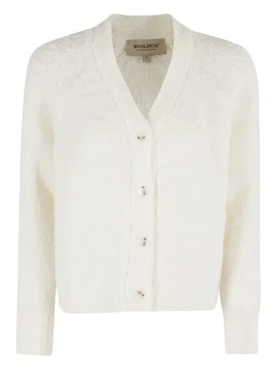 WOOLRICH BUTTON-FRONT CARDIGAN