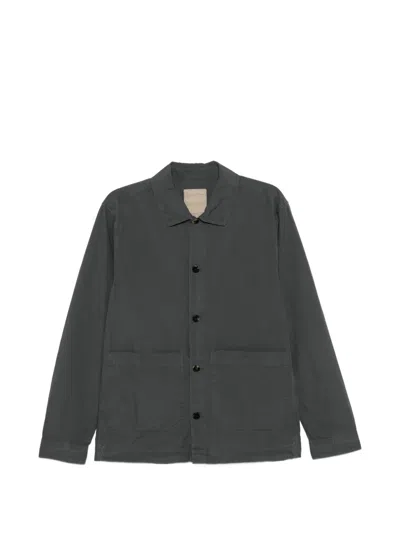Woolrich Jacke Mit Aufgesetzten Taschen In Gray