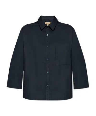 Woolrich Button-up Shirt In Navy