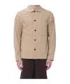 Woolrich Buttoned Pocket Jacket In Brown