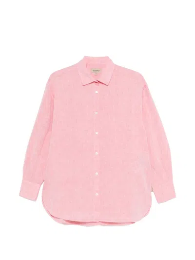 Woolrich Buttoned Shirt In Pink