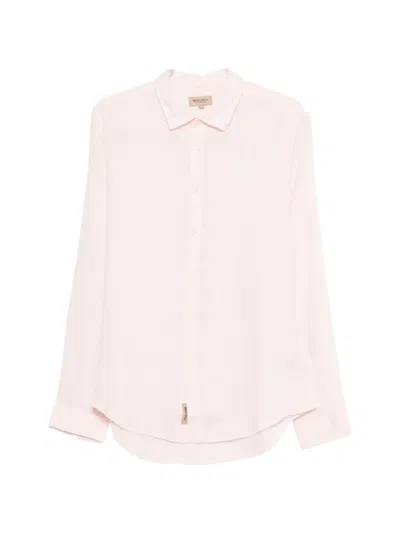 Woolrich Buttoned Shirt In Pink