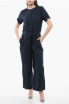 Woolrich Buttoned Short Sleeved Jumpsuit