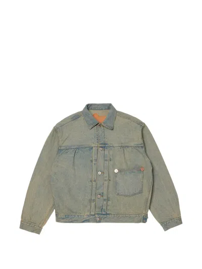 Woolrich Button-fastening Denim Jacket In Blue