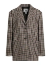 Woolrich By Daniëlle Cathari Woman Blazer Beige Size L Wool, Polyester, Polyamide In Multi