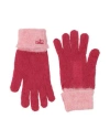 Woolrich By Daniëlle Cathari Woman Gloves Magenta Size M Mohair Wool, Polyamide, Wool In Purple