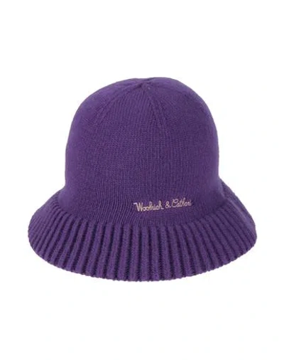 Woolrich By Daniëlle Cathari Woman Hat Purple Size M Wool, Polyamide