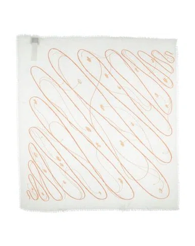 Woolrich By Daniëlle Cathari Woman Scarf Ivory Size - Modal, Wool In White