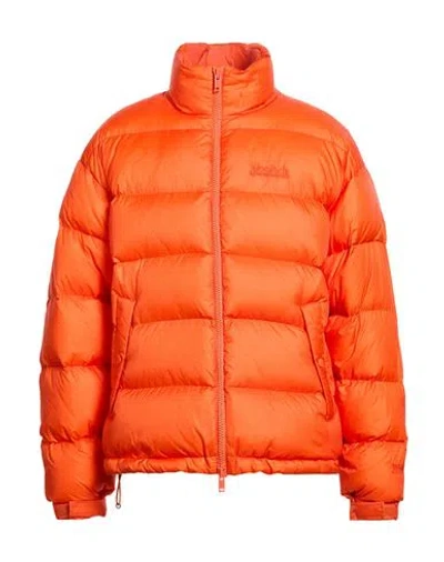 Woolrich By Serving The People Man Puffer Orange Size M Polyamide