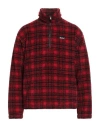 Woolrich By Serving The People Man Sweatshirt Red Size L Polyester, Virgin Wool In Red