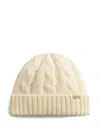 Woolrich Cable-knit Beanie In Neutral
