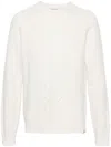 Woolrich Cable-knit Sweater In White