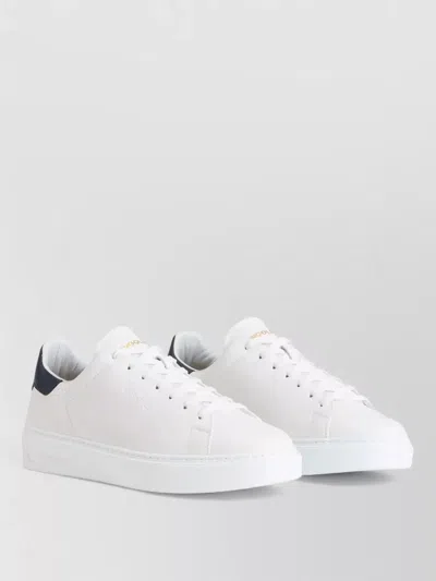 WOOLRICH CALF LEATHER LOW-TOP SNEAKERS