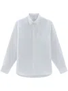Woolrich Classic Button-down Linen Shirt In White