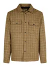 WOOLRICH ALASKAN BEIGE WOOL BLEND SHIRT