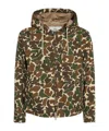 Woolrich Camouflage-print Drawstring Jacket In Multi