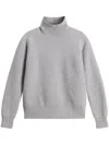 Woolrich Long Sleeve Sweater In Grey