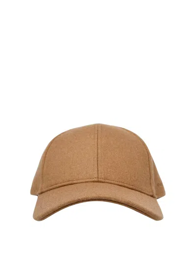 Woolrich Cap Premium In Brown