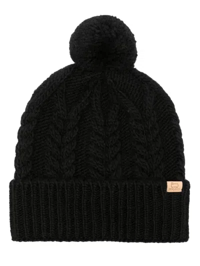 Woolrich Caps & Hats In Black