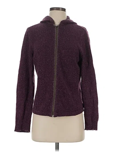 Pre-owned Woolrich Cardigan Sweater In Purple