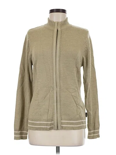 Pre-owned Woolrich Cardigan Sweater In Tan