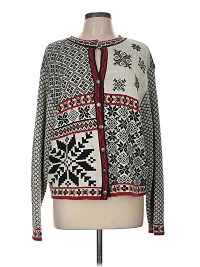 Pre-owned Woolrich Cardigan Sweater In White
