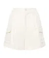 Woolrich Lightweight Linen Viscose Shorts Pockets