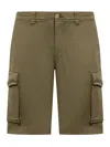 Woolrich Men's Cotton Bermuda Shorts In Green