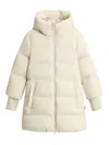 Woolrich Cloud Down Jacket In Stretch Nylon With A Matte Finish In Multi