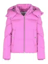 Woolrich Alsea Fuchsia Polyamide Down Jacket In Pink