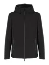 Woolrich Pacific Soft Jacket Man Coat Black Size Xxl Polyester In Black