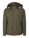 Woolrich Aleutian Field Jacket In Dark Green