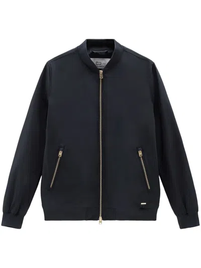Woolrich Charlotte Bomber Jacket In Blue
