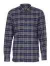 Woolrich Long Sleeve Check Pattern Button-down Shirt In Blue