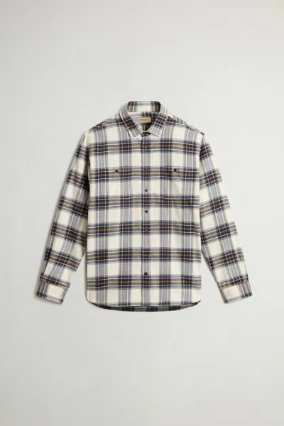 WOOLRICH WOOLRICH CHECK FLANNEL WARREN SHIRT