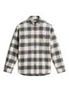 Woolrich Check-pattern Flannel Shirt In Neutral