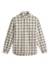 Woolrich Check-pattern Pocket Shirt In Neutral