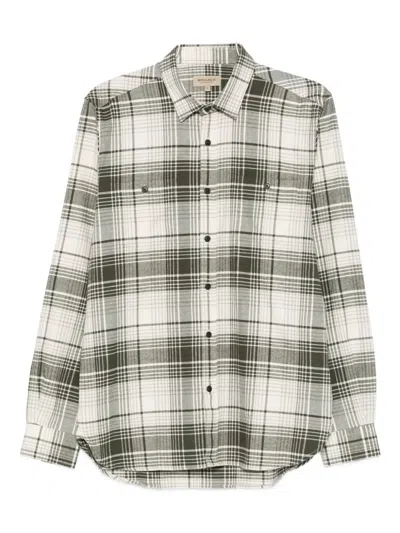 Woolrich Check Shirt In Green