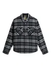 Woolrich Wool Blend Shirt With Check Pattern In Multi