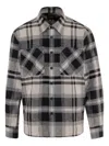 Woolrich Checked Shirt In Cotton Blend By Todd Snyder In Black