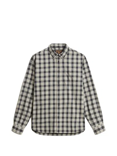 Woolrich Checked Pure Cotton Shirt In Black
