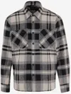 Woolrich Checked Shirt In Cotton Blend By Todd Snyder In Gray