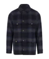 Woolrich Multi Check Pattern Wool-blend Flap Pockets Shirt In Multi