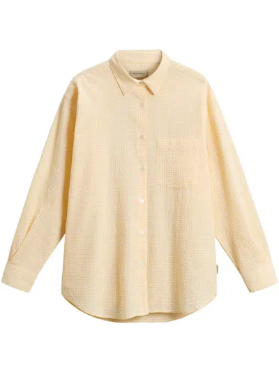 Woolrich Checked Shirt In Yellow