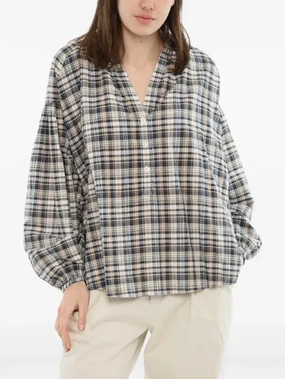 Woolrich Woman Top Midnight Blue Size L Cotton In Navy Blue